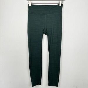 Outdoor Voices Leggings Small Heather Green 24" Inseam Stretch Yoga Gym